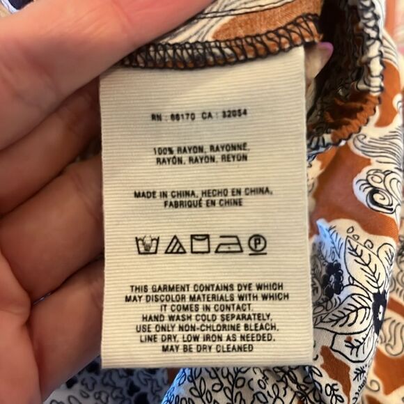 Anthropologie Hei Hei Lalasa Boho Paisley Wide Leg Palazzo Pants, S! - Picture 8 of 8